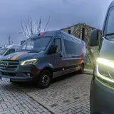 Busy Kraków, Holandia. Flota busów Gregobus gotowa do podróży po Europie.