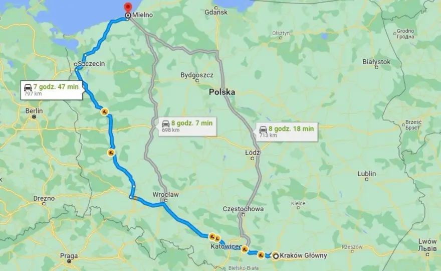 Jak dojechać do Mielna z Warszawy - najlepsze i najtańsze opcje podróży